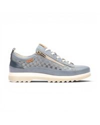 Infinity Leather - Pikolinos Leather Lace Up Zipped Trainer Sneaker Shoes - Lyst