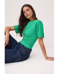 WOVCOR - Wardrobe Essentials Fitted Short Sleeve Stretch Knit T-Shirt - Lyst