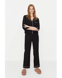 WOVCOR - Viscose Woven Sleepwear 2-Piece Pajama Set - Lyst