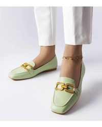 Love Lace - Moccasins With Buckle Slip On Flat Summer Synthetic - Lyst