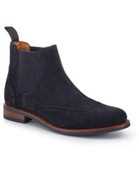 Jones Bootmaker - Barrett Goodyear Welted Leather Wingtip Boots - Lyst