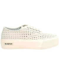 Seavees - Legend Platform Portal Lace-Up Smooth Leather Shoes - Lyst