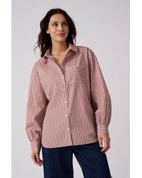 DAMART - Stripe Over Shirt - Lyst
