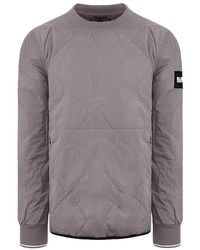 Weekend Offender - Long Sleeve Crew Neck Over-Top Dark Sweater - Lyst