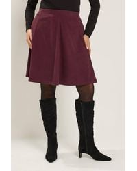 Yours - Corduroy Skirt - Lyst