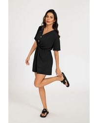 FS Collection - Button Down Playsuit - Lyst