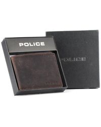 Police - Gift Boxed Worn Leather Wallet - Lyst