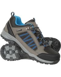 Mountain Warehouse - Path Walking Shoes Breathable Waterproof Gym Trainers - Lyst