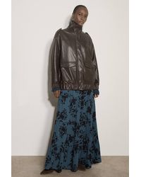 Apricot - Oversized Faux Leather Jacket - Lyst