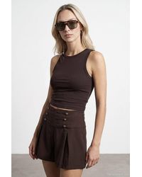 Dilvin - Sleeveless Slim-Fit Cami Blouse - Lyst
