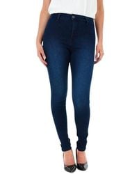 Smart Living - Stylish Skinny Fit High Waisted Denim Jeans - Lyst
