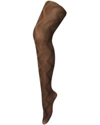 Sock Snob - 1 Pack Coloured 80 Denier Opaque Patterned Soft Tights - Lyst