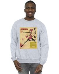 Disney - Big Hero 6 Baymax Honey Lemon Newspaper Sweatshirt - Lyst