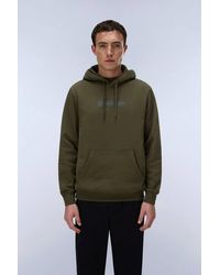 Napapijri - Box Logo Hoodie Night - Lyst