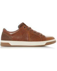 Dune - 'timber' Leather Trainers - Lyst