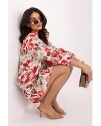 Love Lace - Floral Print Spring Summer Bomber Jacket - Lyst