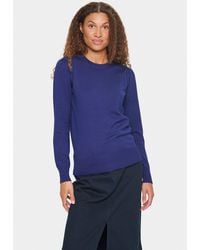 Saint Tropez - Milasz Crew Neck Knit Jumper - Lyst