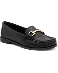 Pavers - Leather Snaffle Detail Smart Moccasins - Lyst
