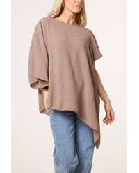 Blue Vanilla - Short Sleeve Cowl Neck Top - Lyst