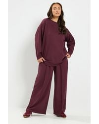 Yours - Sweatshirt & Jogger Set - Lyst