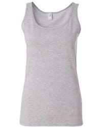 Gildan - Soft Style Tank Top Vest - Lyst