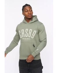 Crosshatch - Hallfell Overhead Hoodie With Bold Chest Branding - Lyst