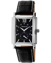 Heritor - Frederick Leather-Band Watch - Lyst
