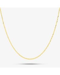 T.H.Baker - Sterling Plated 18 Inch Curb Chain Ca4Dc040/0.45 - Lyst
