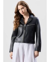 Bolongaro Trevor - Real Leather Helena Biker Jacket - Lyst
