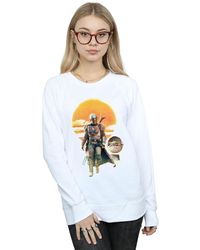 Star Wars - The Mandalorian Sunset Poster Sweatshirt - Lyst