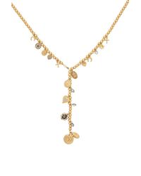 Bibi Bijoux - Gold 'lucky Charm' Long Lariat Necklace - Lyst