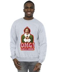 Elf - Santa's Coming Sweatshirt - Lyst