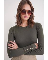 Hiccup - Crew Neck Knit Sweater - Lyst