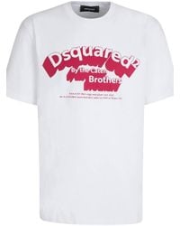DSquared² - Short Sleeve Round T-Shirt - Lyst