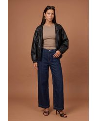 Urban Bliss - Pu Oversized Jacket - Lyst