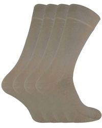Sock Snob - 4 Pack Luxury Bamboo Crew Dress Socks - Lyst