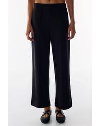 Penti - Ribbed High Waist Wide Leg Trousers - Lyst