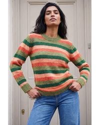 Roman - Stripe Soft Knit Jumper - Lyst