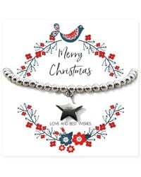 Aye Do Gifts - Christmas Star Beaded Bracelet & Gift Card - Lyst
