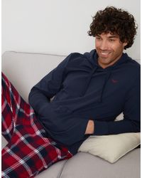 Threadbare - 'hockney' Hoodie And Check Pant Pyjama Set - Lyst
