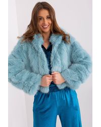 Love Lace - Fur Trim Hooded Lightweight Transitional Jacket - Lyst
