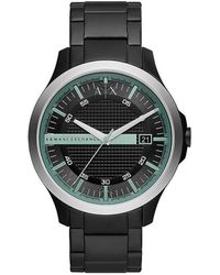 Armani Exchange - Stainless Steel Fashion Analogue Quartz Watch - Ax2439 - Lyst
