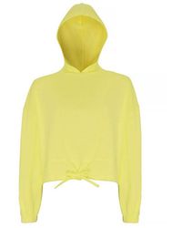 Tridri - Cropped Oversize Hoodie - Lyst