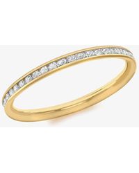 T.H.Baker - 9Ct 2Mm Crystal-Set Eternity Ring - Lyst