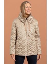 Anna Rose - Geometric Quilted Jacket - Lyst