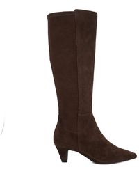 Dune - 'Sera' Suede Knee High Boots - Lyst