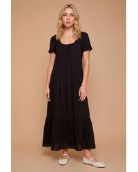 Dorothy Perkins - Scoop Neck Tiered Maxi Dress - Lyst