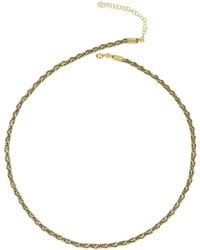 Spero London - Handmade Rope Braided Sterling Beaded Chain Necklace - Lyst