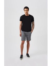 Burton - Grey Stripe Drawstring Shorts - Lyst