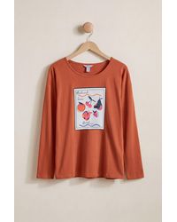 Enorsia - Crew Neck Long Sleeve T-Shirt - Lyst